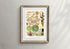 Wood Framed Great Barrier Reef Anemones Vintage Illustrations Wall Art Prints